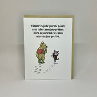 N'importe quel jour avec toi- Pooh Card